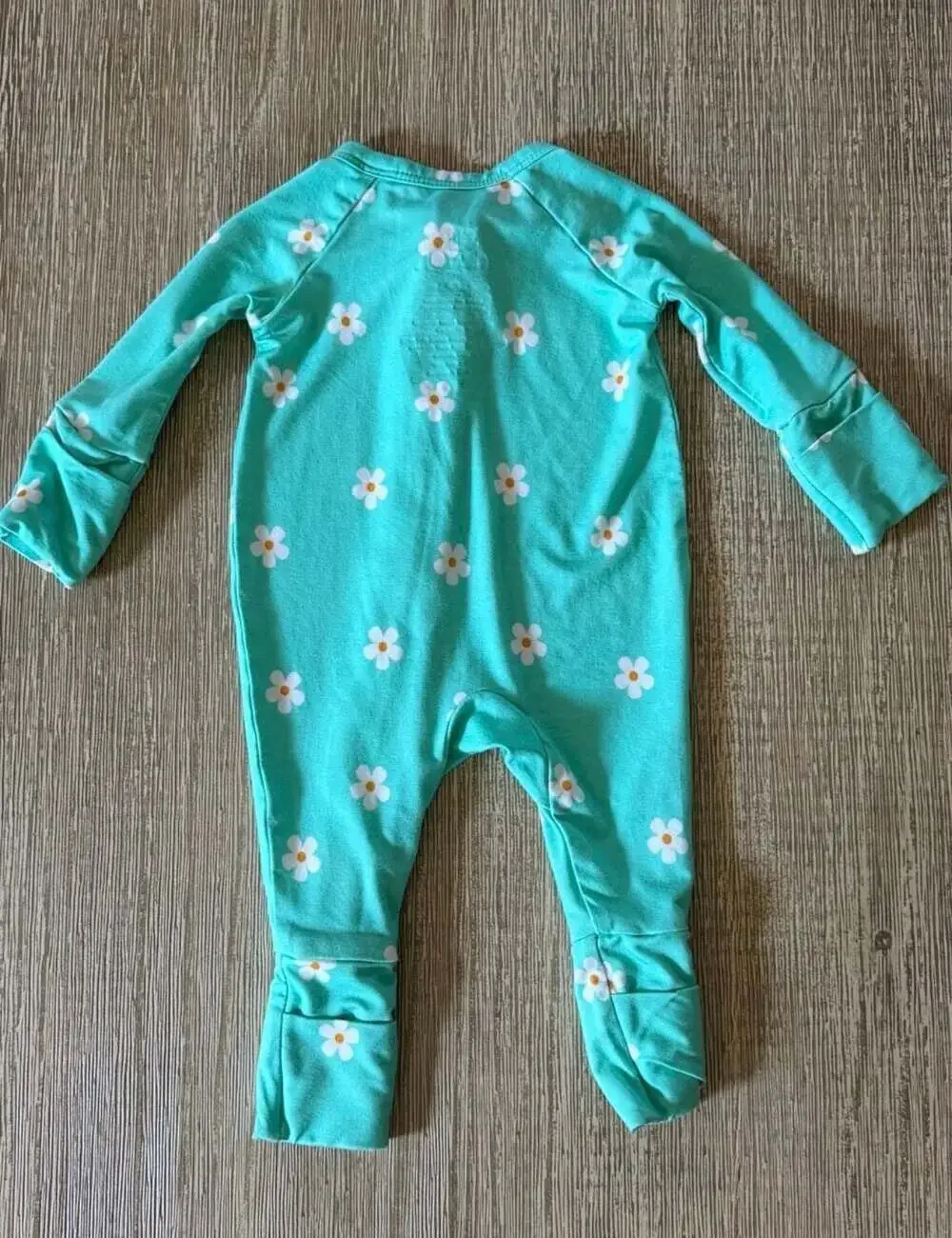 NWOT Silks Design Bamboo Infant Romper in Neon Flowers